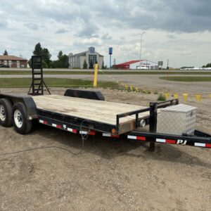 2015 PJ Trailers 18' Skid Steer Trailer