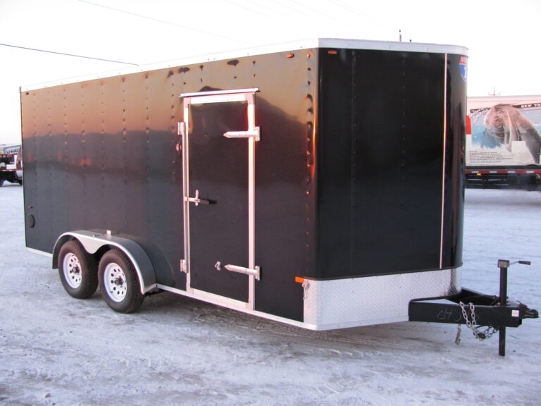 2026 INTERSTATE 7X16 ENCLOSED CARGO TRAILER MODEL - SFC716TA2 3500LB AXLES SIDE DOOR REAR BARN DOORS 6'6" INTERIOR HEIGHT