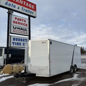 2025 AERO 8.5X20 ENCLOSED CARGO TRAILER 5200LB AXLES V-NOSE SIDE DOOR REAR RAMP DOOR HIDDEN DOVE TAIL 85" INTERIOR HEIGHT