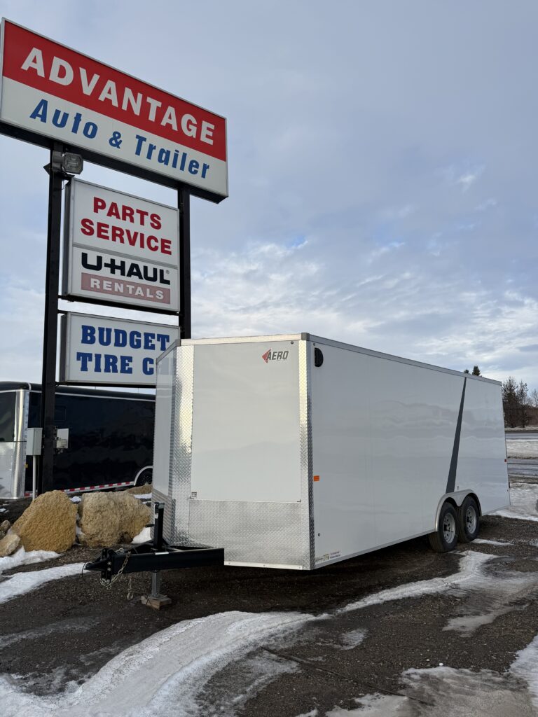 2025 AERO 8.5X20 ENCLOSED CARGO TRAILER 5200LB AXLES V-NOSE SIDE DOOR REAR RAMP DOOR HIDDEN DOVE TAIL 85" INTERIOR HEIGHT