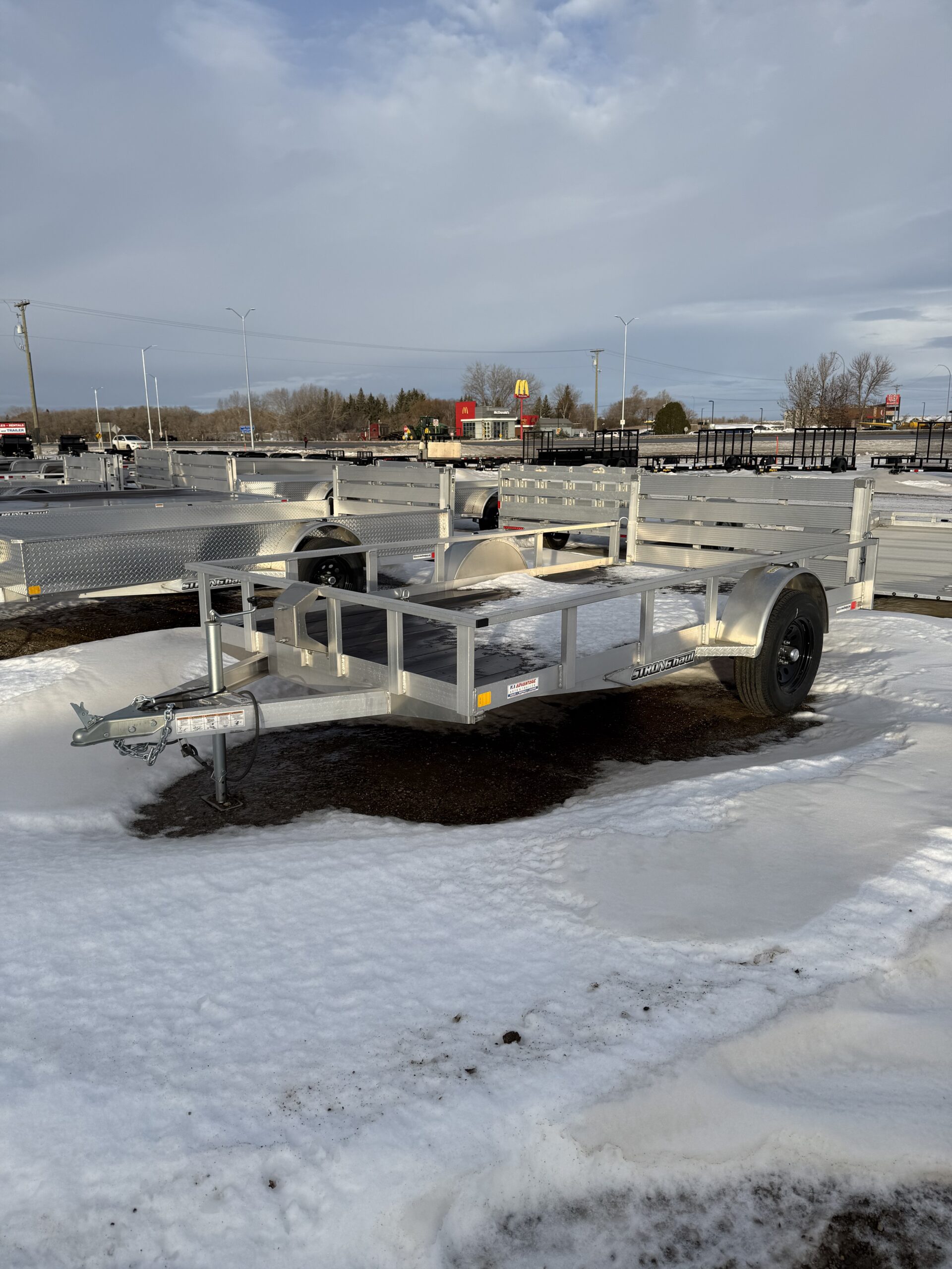 2025 STRONGHAUL UASR 76"X12' ALUMINUM UTILITY TRAILER