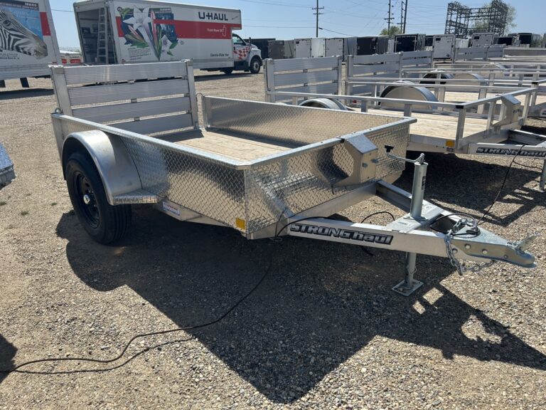 2026 Stronghaul UASS 60"x 8' Folding Rear Ramps 4x Tie Down Solid Rail Side