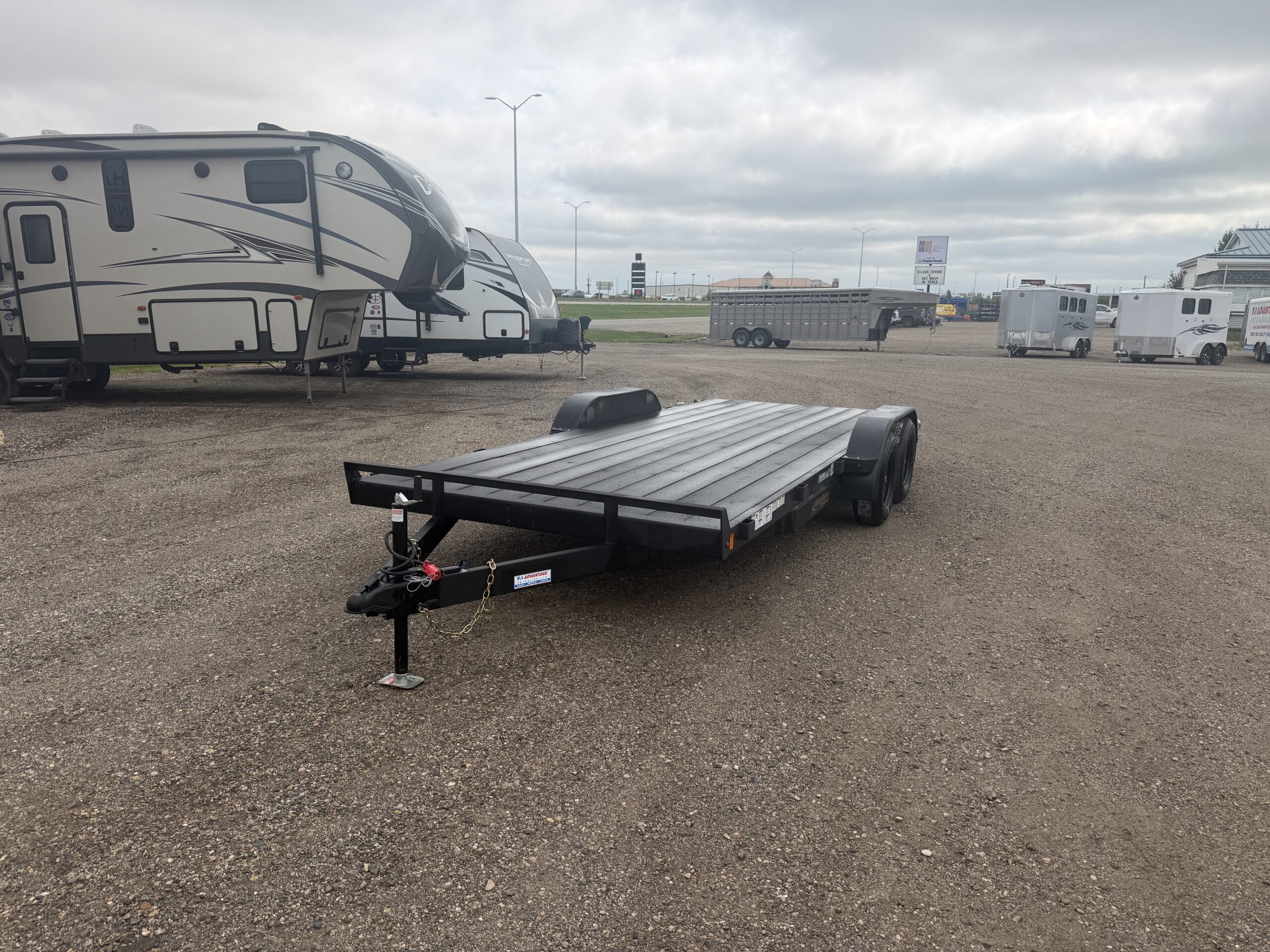 2027 Rainbow 18' Car Hauler Smooth Fender  Hideaway Ramps  Straight Deck 